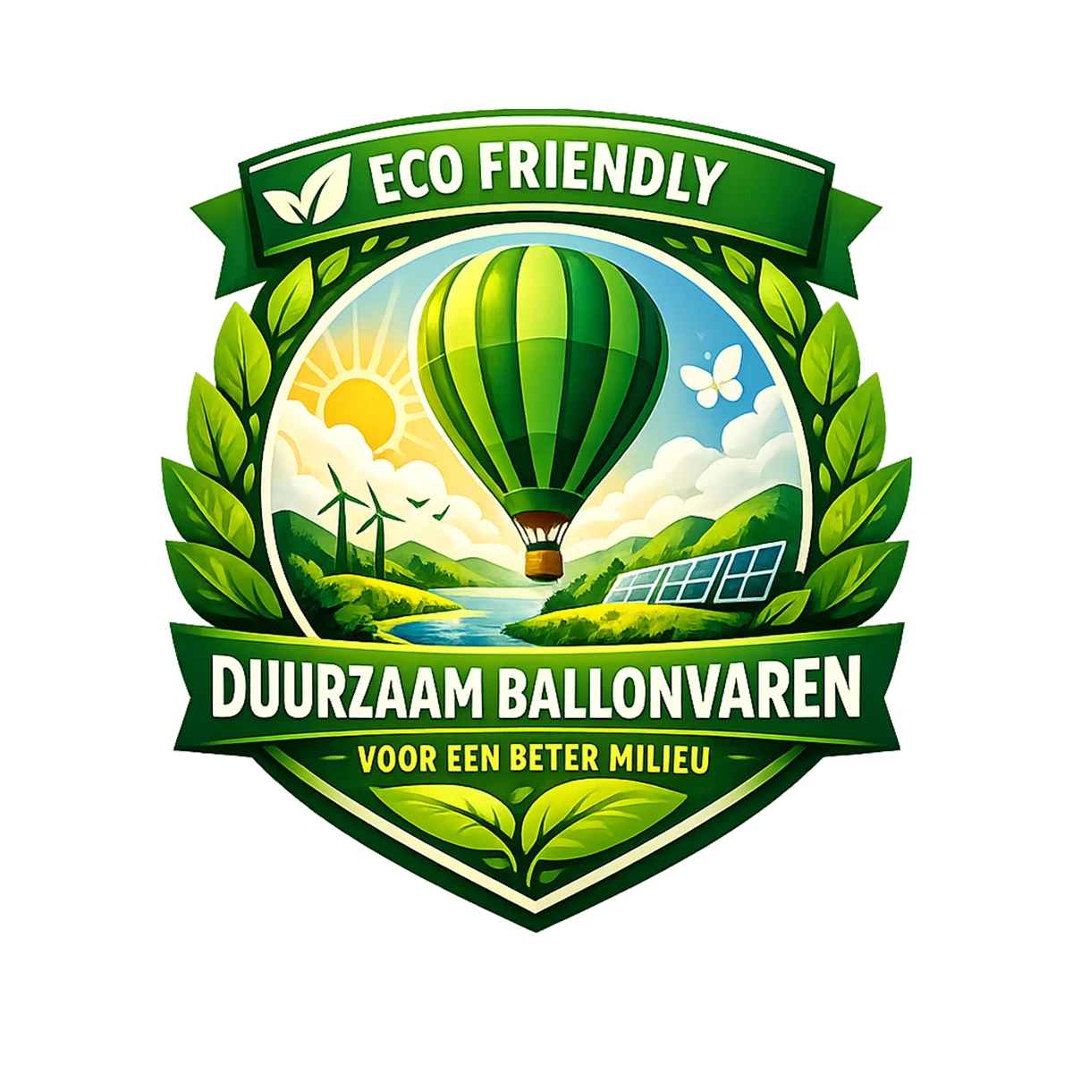 Eco-label duurzaam ballonvaren
