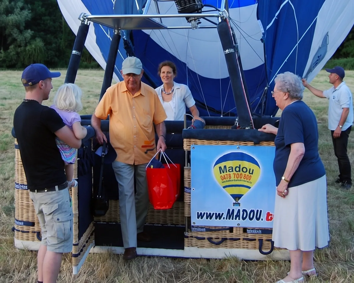 Ballonvaart met instapdeur